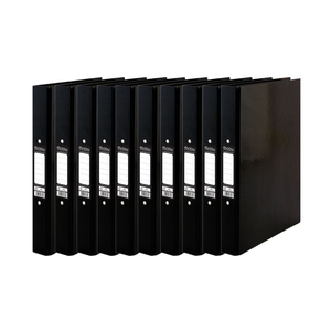Pukka Brights Ringbinder A4 Black (Pack of 10) BR-7765