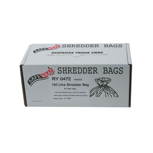 Safewrap Shredder Bag 150 Litre (Pk 50) RY0472