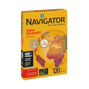 Navigator White A4 Colour Documents Paper 120gsm (Pack of 250)