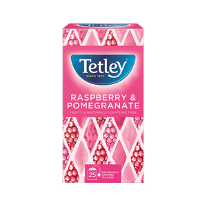 Tetley Raspberry and Pomegranate Tea Bags Pack of 25 - A07969