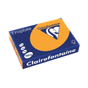Trophee Card A4 160gm Orange (Pack of 250)