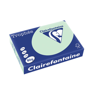 Trophee Colour Paper A4 Green 80gsm (500 Pack) STC408008