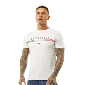 883 Police Mens Macui T-Shirt White