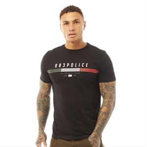 883 Police Mens Macui T-Shirt Black