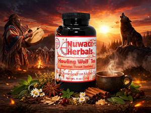 Howling Wolf Herbal Tea – Soothing Throat Support Blend - Regular 4oz