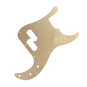 Fender - Pickguard, '57 Precision Bass®, 10-Hole Mount, Gold Anodized, 1-Ply