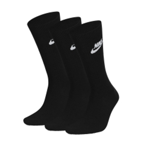 Nike Everyday Essential Logo x 3 Calze - Black/White
