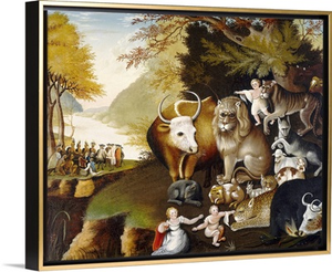 Peaceable Kingdom, by Edward Hicks, c. 1834