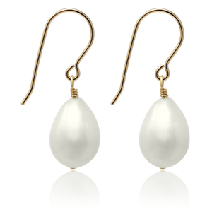 Willow Gold Baroque Pearl Hook Earrings