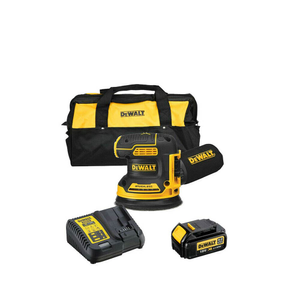 DeWalt 18V XR Orbit Sander DCW210M1 125mm 1 x 4Ah Battery, Charger And Bag