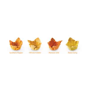 Pidy assorted spicy canape cups (3.2cm) - 96 pieces
