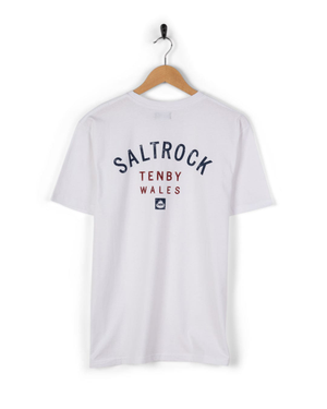 Location Tenby Mens T-Shirt in White