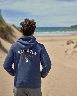 Location Mens Pop Hoodie in Newquay - Dark Blue