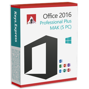 Microsoft Office 2016 Pro Plus Key (5 PC)