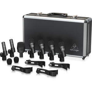 Behringer BC1200 7-Piece Drum Microphone Set for Studio & Live w/ Case