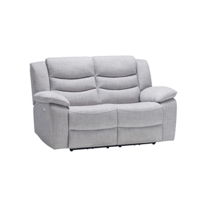 Marlow 2 Seater Electric Recliner Sofa in Keswick Dove Fabric