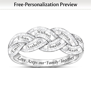 My Precious Family Personalized Diamond Ring