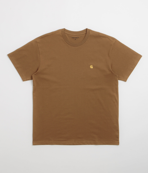 Carhartt Chase T-Shirt - Hamilton Brown / Gold