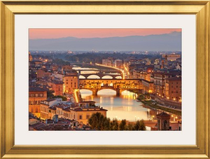 Italy, Tuscany, Firenze District, Florence, Bridge Ponte Vecchio