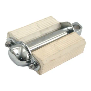 Doss Bicycle Style Rubber Kickstart Pedal In White (30-741)