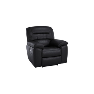 Hastings Electric Recliner Armchair in Black Leather