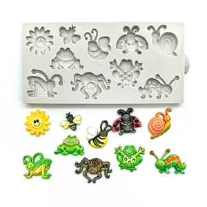 Miniature Summer Bugs Silicone Mould