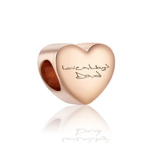 18ct Rose Gold Pandora Compatible Handwriting Charm