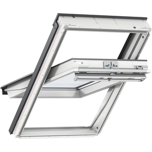 VELUX GGU CK04 0068 Triple Glazed Maintenance Free Centre-Pivot Roof Window (55 x 98 cm)