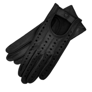 Rimini - Women's Driving Gloves In Black Nappa Leather (8")
