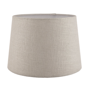 Laura Ashley Bacall Linen Empire Drum Shade Silver 35cm/14 inch