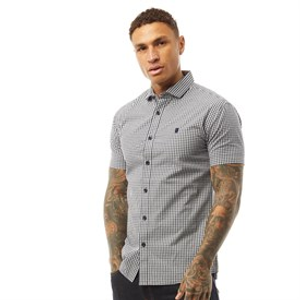 883 Police Mens Sprin Short Sleeve Shirt Navy