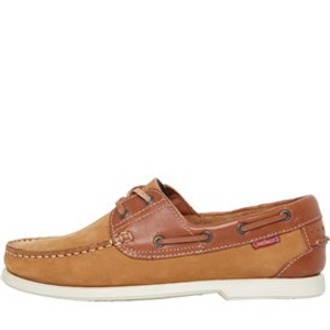 Chatham Marine Mens Bow Deck Shoes Tan/Gum