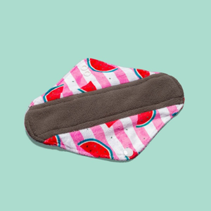 Bamboo Reusable Sanitary Pads  - Day Period Pads Bamboo / Charcoal