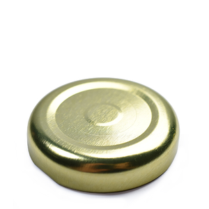 38mm Metal Twist-Off Lids - Gold (Button Top)