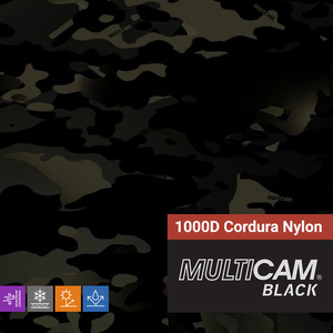 1000D Cordura® Nylon – MultiCam® Black – 59/60″