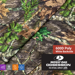 600D Poly - Mossy Oak Obsession - Official NWTF Camo - 57/58"