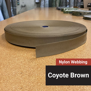 Nylon Webbing - Coyote 498 - 15ft - 1"