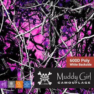 600D Poly - Moon Shine Camo® Muddy Girl® - 57/58"