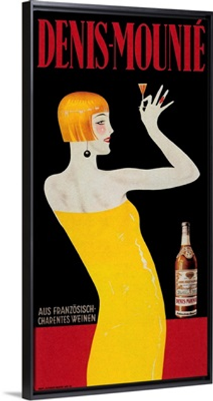 Denis Mounie - Vintage Liquor Advertisement