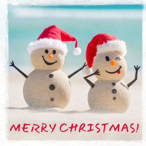 Moonpig Photographic Two Snowmen Merry Christmas Card
