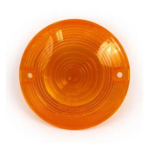 DOSS Turn Signal Lens Flatlens in Amber Colour, ECE Approved For 1986-2020 Harley Davidson (With Flatlens Turn Signals) Models (38-320A)