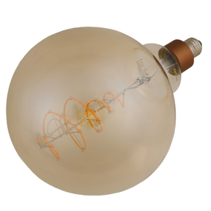 Philips Classic Giant 7W ES LED Dimmable Filament G200 Lamp Gold 1800K