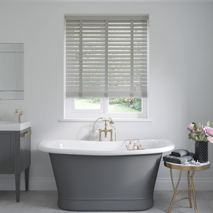 Nimbus Grey Wooden Blinds 50mm With Tapes