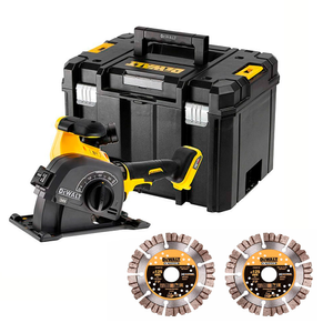 DeWalt DCG200NT-XJ 54v XR FLEXVOLT Brushless Wall Chaser Tstak Case 2 x Disc
