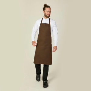 Brown Bib Apron
