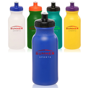 20  oz Water Bottles with Push  Caps