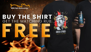 Flaming Coals T-Shirt- Gyros Large