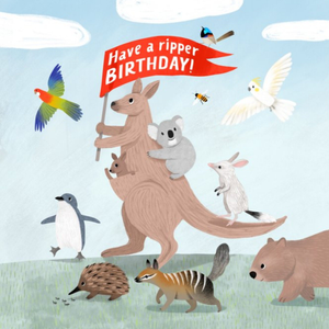 Moonpig Cat Macinnes Illustration Animals Typography Australia Birthday Card