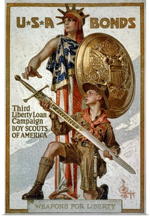 Third Liberty Loan Campaign - Boys Scouts of America, 1917