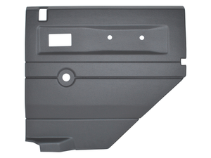 Plastic Second Row Door Card - RH Grey with manual windows